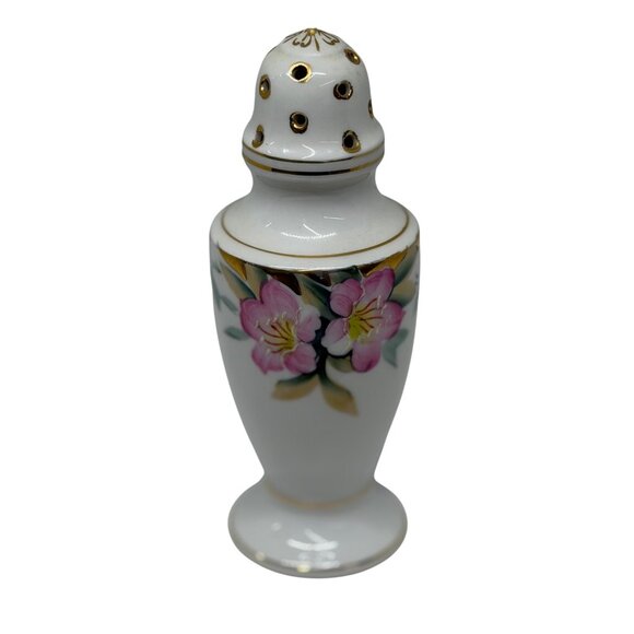 VTG Noritake Azalea Pattern 9322 Muffineer Sugar Shaker 6.5" Floral Japan White - Picture 1 of 6